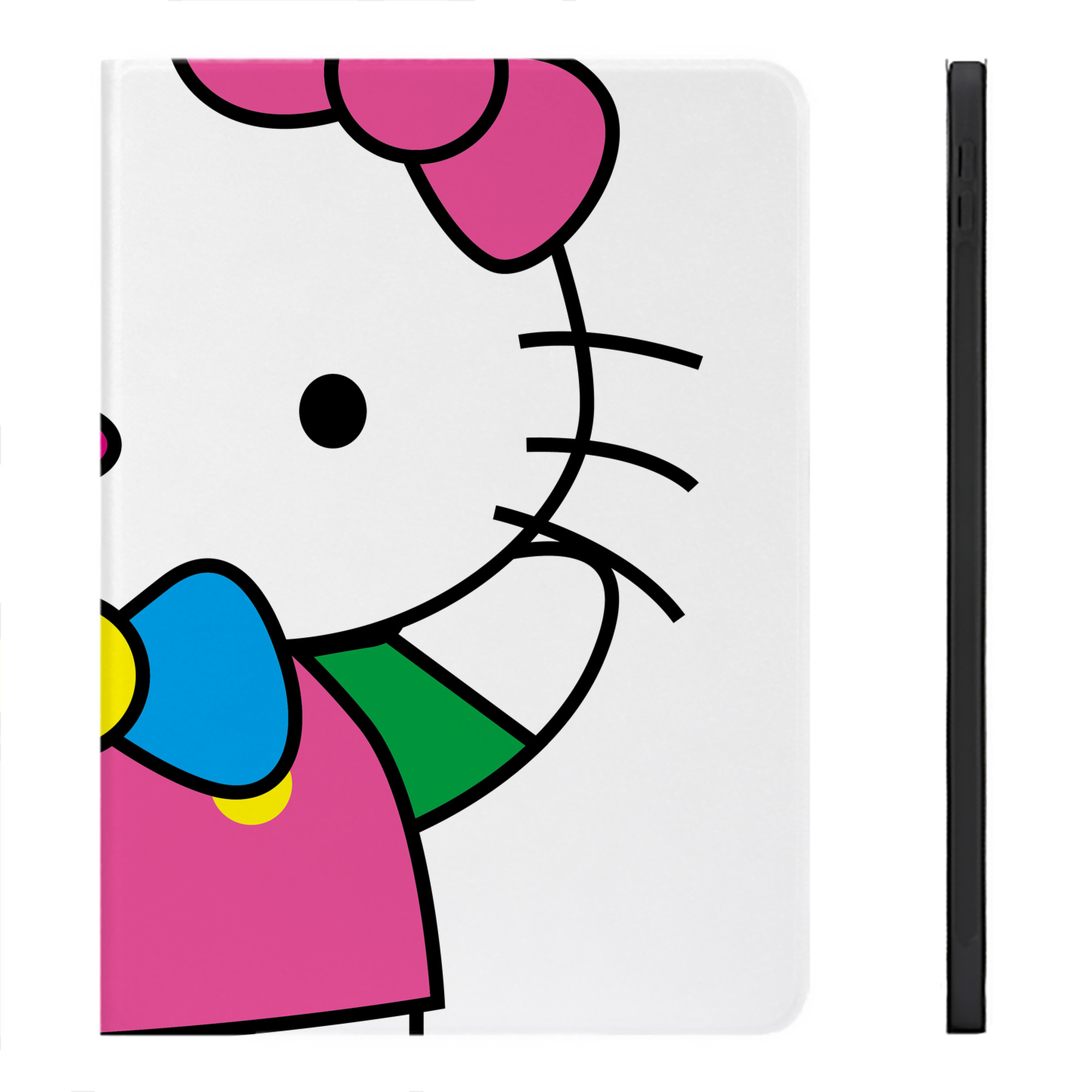（画像用） Hello Kitty ハローキティ IPadケース ペンホルダー付き ブックスタイルデザイン